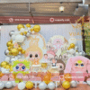 Trang trí sinh nhật bé gái Ruby chủ đề Baby Three