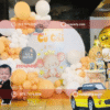 Mẫu tran trí thôi nôi bé trai Củ Cải tai Vua Party