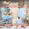 Mẫu trang đầy tháng bé Triệu Doanh tuổi rồng 018 trang trí bởi Vua Party