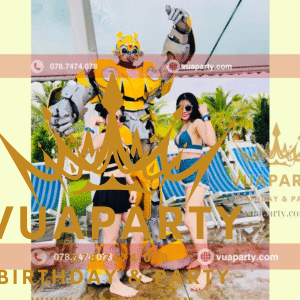 Dịch vụ cho thuê Robot khổng lồ Bumblebee màu vàng tại tp.HCM