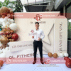 Trang trí khai trương QL Fitness Quận 10 mẫu trang trí khai trương sang trọng đẳng cấp