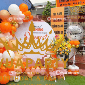 Vua Party cung cấp dịch vụ Trang trí khai trương cửa hàng mỹ phẩm Hàn Quốc Quận 11