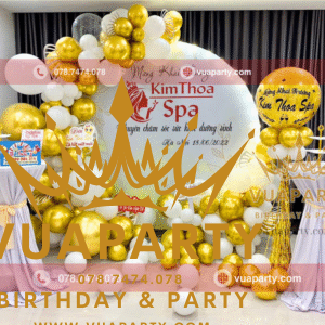 Mẫu trang trí khai trương Kim Thoa Spa