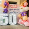 Trang trí kỷ niệm 50 năm ngày cưới Tiến Cầm Thị Tú