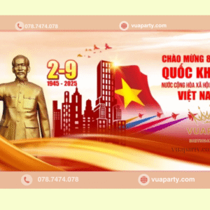Thiết kế background 2-9 đỏ vàng truyền thống