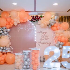 Trang trí kỷ niệm 25 năm ngày cưới Sam Sandy