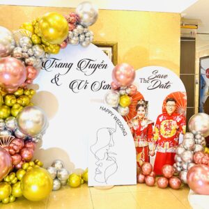 Trang trí tiệc cưới Trang Tuyền Vĩ Sơn