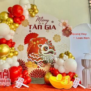 Mẫu trang trí tân gia Quang Huy Loan Kem do Vua Party thực hiện