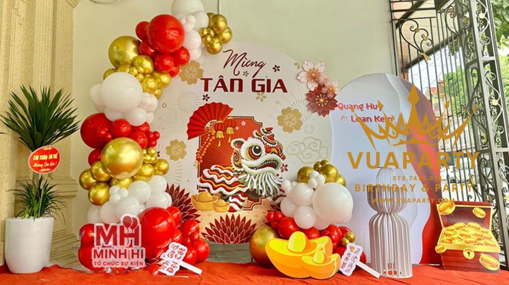 Mẫu trang trí tân gia Quang Huy Loan Kem do Vua Party thực hiện