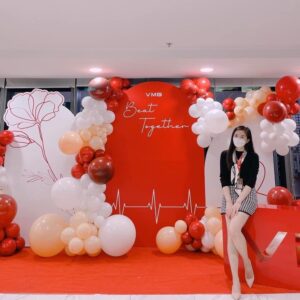 Dịch vụ trang trí 20/10 VMG tại Vua Party