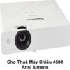Cho thuê máy chiếu độ sáng 4500 Ansi lumens