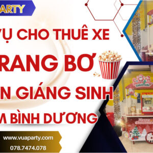 dịch vụ cho thuê xe bắp rang bơ sự kiện giáng sinh