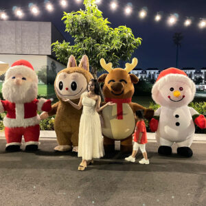 Cho thuê mascot tuần lộc người tuyết tại HCM