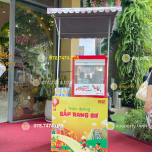Xe bắp rang bơ sự kiện do Vua Party cung cấp